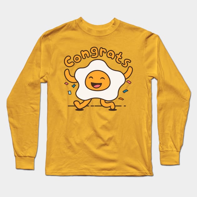 egg doodle Long Sleeve T-Shirt by d_arvin